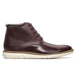 Bota Masculina Oxford Cano Alto Couro Botina Café