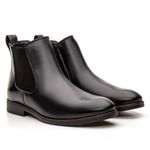 Bota Masculina Bill Boots em Couro Naturally Confortável Preto