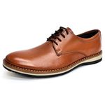 Sapato Social Masculino Confortável Macio Elegante Durável Oxford Esport Fino Couro Castanho