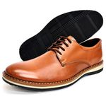 Sapato Social Masculino Confortável Macio Elegante Durável Oxford Esport Fino Couro Castanho