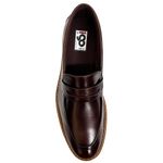 Sapato Social Masculino Confortável Macio Elegante Durável Esport Fino Oxford Mocassim Café