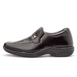 Sapato Masculino Confort Gel em Couro Preto
