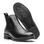 Bota Feminina LADY BOOTS em Couro Naturally Confortável Preto