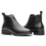 Bota Feminina LADY BOOTS em Couro Naturally Confortável Preto