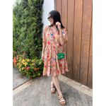 Chemise Renata Bege Floral 