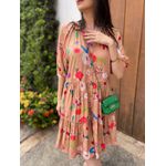 Chemise Renata Bege Floral 