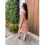 Chemise Renata Bege Floral 