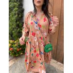 Chemise Renata Bege Floral 