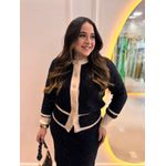 Conjunto Violeta Preto 