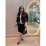 Conjunto Violeta Preto 