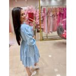 Vestido Bia Azul Bebê 
