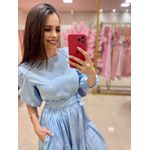 Vestido Bia Azul Bebê 
