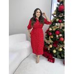 Chemise Edna Vermelho Poá