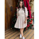 Vestido Bia Branco Coraçoes Vermelho