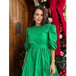 Vestido Bia Verde Tricoline