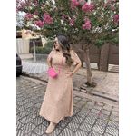 Vestido Zoe Bege Liberty