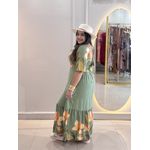 Vestido Gabriela Verde Estampado