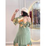 Vestido Gabriela Verde Estampado