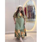 Vestido Gabriela Verde Estampado