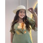 Vestido Gabriela Verde Estampado