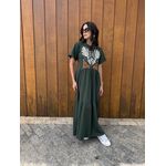 Vestido Samanta Verde Militar