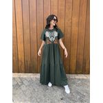 Vestido Samanta Verde Militar