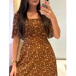 Vestido Zoe Marrom Liberty 