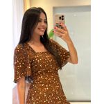 Vestido Zoe Marrom Liberty 