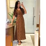 Vestido Zoe Marrom Liberty 