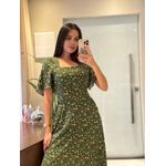 Vestido Zoe Verde Musgo Liberty