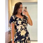  Vestido Michele Azul Estampado