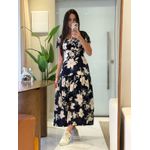  Vestido Michele Azul Estampado