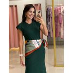 Vestido Camili Verde Militar 