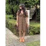 Vestido Giulia Marrom Liberty
