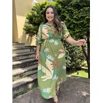 Chemise Edna Verde Estampado