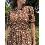 Chemise Claudia Marrom Liberty 