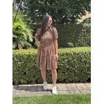 Chemise Claudia Marrom Liberty 