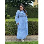 Vestido Helena Azul Bebe