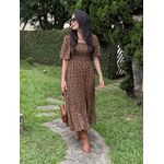 Vestido Mayara Marrom Liberty I