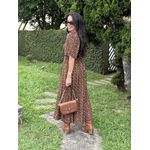 Vestido Mayara Marrom Liberty I