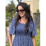 Vestido Mayara Azul Liberty