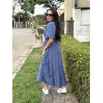 Vestido Mayara Azul Liberty