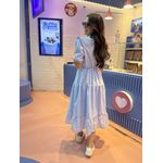 Vestido Ihuly Azul Xadrez Corações