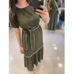 Vestido Priscila Verde Militar