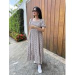 Vestido Alicia Off/Azul Liberty 