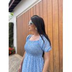 Vestido Alicia Azul Bebê Liberty 