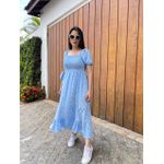 Vestido Alicia Azul Bebê Liberty 