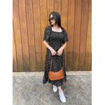 Vestido Mayara Preto Liberty 