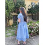 Vestido Mabel Azul Bêbê