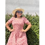 Vestido Rebeca Rosa II Liberty